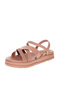Ladies Flat Sandals Beige | Made In Brazil - 2