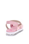 Pre Teen Girls Sandals With Back Strap Pink | Made In Brazil - 3