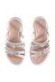 Pre Teen Girls Sandals With Back Strap Off White | Made In Brazil - 5