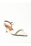 Vizzano Ladies Sandals With Back Strap Off White | Made In Brazil