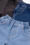 Balloon Denim Shorts with Elastic Waist - 4