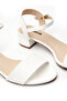 Ladies Low Heel Sandals White | Made In Brazil - 4