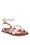 Pre Teen Girls Sandals With Back Strap Gold | Made In Brazil