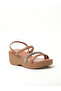Ladies Sandals With Back Strap Nude | Made In Brazil