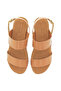 Ladies Sandals With Back Strap Nude | Made In Brazil - 5