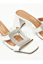 Vizzano Ladies Mid Heel Sandals White | Made In Brazil - 4