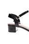 Ladies Low Heel Sandals Black | Made In Brazil - 5