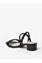 Ladies Sandals With Back Strap Black | Made In Brazil - 3