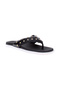 Ladies Flat Sandals Black | Made In Brazil