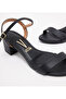 Vizzano Ladies Mid Heel Sandals Black | Made In Brazil - 4