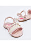 Infant Girls Sandals With Back Strap Pink | Made In Brazil - 4