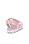 Infant Girls Sandals With Back Strap Pink | Made In Brazil - 3