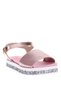 Pre Teen Girls Sandals With Back Strap Gold | Made In Brazil