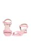 Pre Teen Girls Sandals With Back Strap Pink | Made In Brazil - 4
