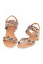 Ladies Sandals With Back Strap Nude | Made In Brazil - 4