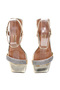 Vizzano Ladies Low Heel Sandals Gold | Made In Brazil - 5