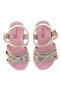 Infant Girls Sandals With Back Strap Gold | Made In Brazil - 5