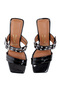 Vizzano Ladies Low Heel Sandals Black | Made In Brazil - 5