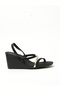 Ladies Sandals With Back Strap Black | Made In Brazil - 2
