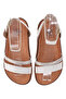 Pre Teen Girls Sandals With Back Strap Gold | Made In Brazil - 5