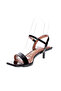Vizzano Ladies Low Heel Sandals Black | Made In Brazil - 2