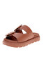 Vizzano Ladies Flat Sandals Brown | Made In Brazil - 2