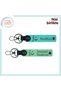 Gift Honoring the Days Gone Together – Crescent and Star and Türkiye Keychain Set of X2, Turquoise-Green