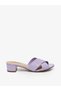 Ladies Mid Heel Sandals Lilac | Made In Brazil