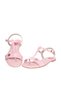 Pre Teen Girls Sandals With Back Strap Pink | Made In Brazil - 4