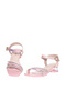 Pre Teen Girls Sandals With Back Strap Pink | Made In Brazil - 4