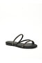 Ladies Flat Sandals Black | Made In Brazil