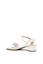 Ladies Low Heel Sandals White | Made In Brazil - 2