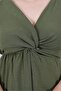 Plus Size Back Tie Detail Elastic Waist Dress - 8