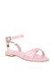 Pre Teen Girls Sandals With Back Strap Pink | Made In Brazil