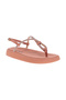Ladies Flat Sandals Pink | Made In Brazil