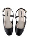 Ladies Low Heel Sandals Black | Made In Brazil - 5