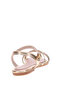 Infant Girls Sandals With Back Strap Gold | Made In Brazil - 3