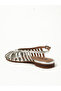 Ladies Flat Sandals Silver | Made In India - 2