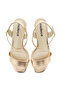 Ladies Mid Heel Sandals Rose Gold | Made In Brazil - 5