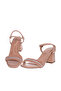 Ladies Mid Heel Sandals Beige | Made In Brazil - 4