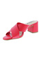 Ladies Mid Heel Sandals Red | Made In Brazil - 2