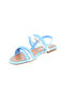 Ladies Flat Sandals Blue | Made In Brazil - 2