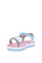 Pre Teen Girls Sandals With Back Strap Blue | Made In Brazil - 2