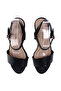 Ladies Mid Heel Sandals Black | Made In Brazil - 5