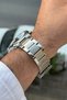 Original Men's Wrist Watch 3 Atm Waterproof Silver Color Steel Cord Gift Box and Bracelet. - 4