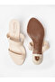 Ladies Low Heel Sandals Beige | Made In Brazil - 5