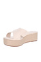 Ladies Flat Sandals Beige | Made In Brazil - 2