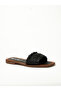 Ladies Flat Sandals Black | Made In India