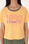 Women's Orange Crew Neck T-Shirt 50299732-Vr202 - 6