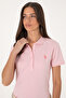 Women's Light Pink Basic T-Shirt 50300830-Vr078 - 2